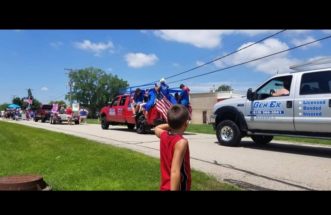 Gen Ex in a 4th of july parade
