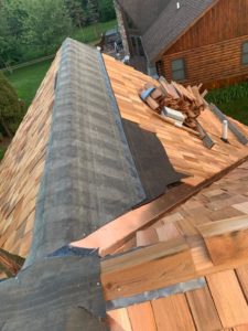 Cedar Roof Installation