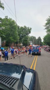 gen ex team handing out candy at 4th of July parade
