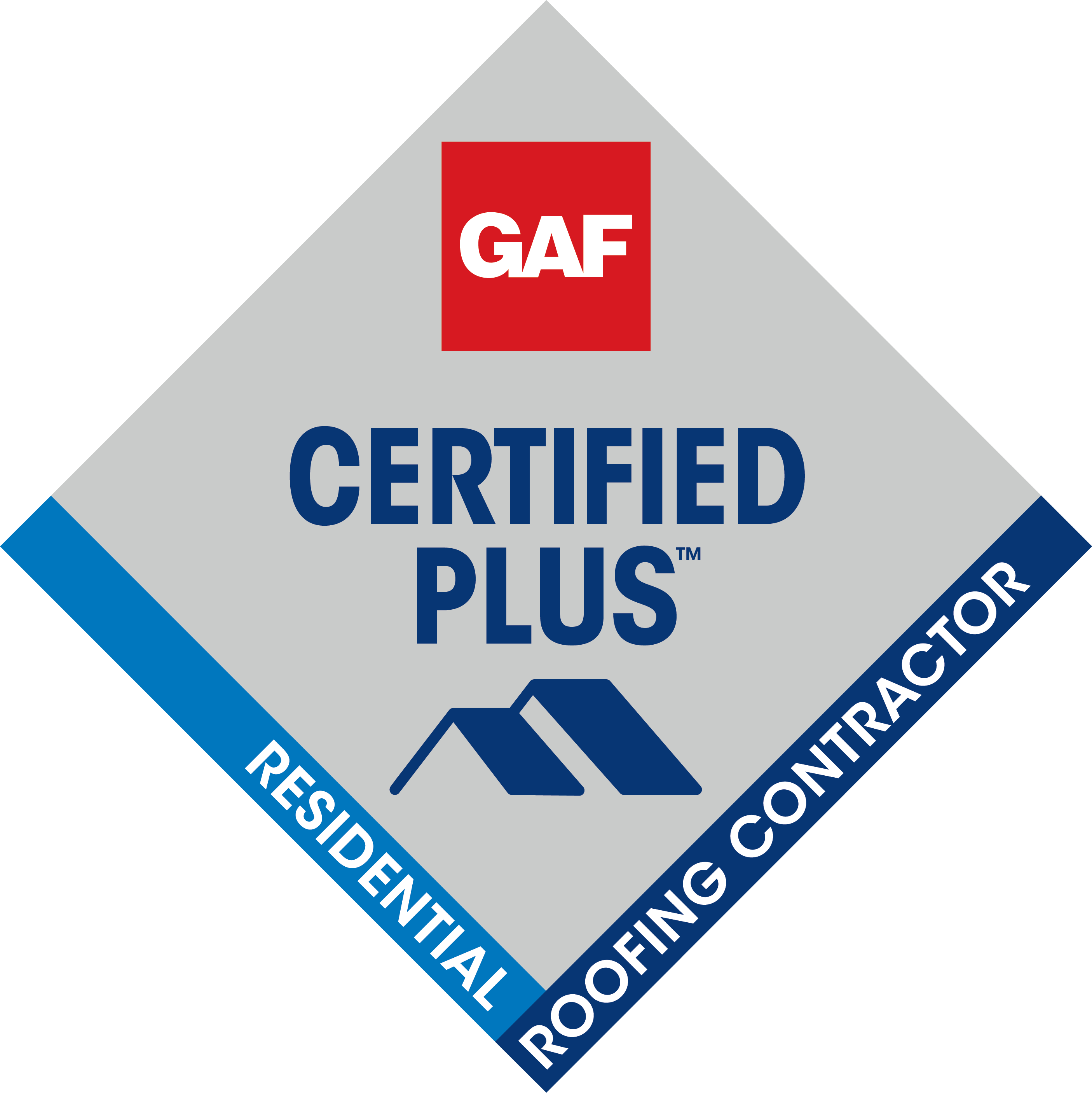 GAF Certified Plus Residential Roofing Contractor