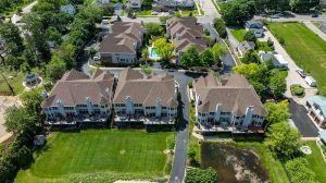 Replacement roofing at Honey Hill Townhomes